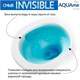 AQUAme Унитаз подвесной с сиденьем SoftClose, технология смыва Invisible, скрытый крепеж. 490x370x360, белый AQM2002PRO - фото 325585