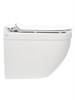 AQUAme Унитаз подвесной сиденье SoftClose, технология смыва QUIET, скрытый крепеж. 520х360х410, белый AQM2010 - фото 325677