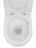 AQUAme Унитаз подвесной сиденье SoftClose, технология смыва QUIET, скрытый крепеж. 520х360х410, белый AQM2010 - фото 325679
