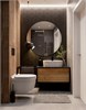AQUAme Унитаз подвесной сиденье SoftClose, технология смыва QUIET, скрытый крепеж. 520х360х410, белый AQM2010 - фото 325681