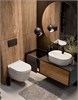 AQUAme Унитаз подвесной сиденье SoftClose, технология смыва QUIET, скрытый крепеж. 520х360х410, белый AQM2010 - фото 325682
