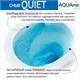 AQUAme Унитаз подвесной сиденье SoftClose, технология смыва QUIET, скрытый крепеж. 520х360х410, белый AQM2010 - фото 325684