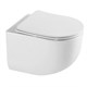 AQUAme Унитаз подвесной сиденье SoftClose, технология смыва QUIET, скрыт крепеж. 495х360х370, белый AQM2012 - фото 325697