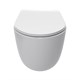 AQUAme Унитаз подвесной сиденье SoftClose, технология смыва QUIET, скрыт крепеж. 495х360х370, белый AQM2012 - фото 325699
