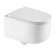 AQUAme Унитаз подвесной сиденье SoftClose, технология смыва Invisible, скрыт крепеж. 490х360х380, белый AQM2013PRO - фото 325709