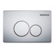 AQUAme Панель смыва для инсталляции, хром AQM4101CR - фото 325757