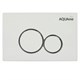 AQUAme Панель смыва для инсталляции, белый AQM4101W - фото 325761