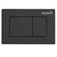 AQUAme Панель смыва для инсталляции, черный AQM4102B - фото 325767