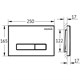 AQUAme Панель смыва для инсталляции, черный AQM4103B - фото 325776