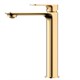 AQUAme Monza Смеситель для раковины однорычажный, Brushed gold AQM6314BG - фото 326227