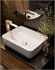 AQUAme Monza Смеситель для раковины однорычажный, Brushed gold AQM6314BG - фото 326231