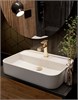AQUAme Parma Смеситель для раковины однорычажный, Brushed gold AQM6610BG - фото 326256