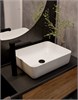 AQUAme Parma Смеситель для раковины однорычажный, черный матовый AQM6614MB - фото 326266