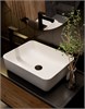 AQUAme Parma Смеситель для раковины однорычажный, черный матовый AQM6614MB - фото 326267