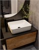 AQUAme Parma Смеситель для раковины однорычажный, черный матовый AQM6614MB - фото 326268