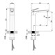 AQUAme Como Смеситель для раковины однорычажный, хром AQM6514CR - фото 326302