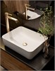 AQUAme Asti Смеситель для раковины однорычажный, Brushed gold AQM6414BG - фото 326364