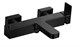 AQUAme Savona Смеситель для ванны, черный матовый AQM6812MB - фото 326527