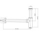 AQUAme Сифон для раковины латунный, Хром AQM7010CR - фото 326997