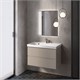 AQUAme "S1" тумба под умывальник подвесная 80 см., цвет бежевый. AQM900180BG - фото 327229