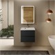AQUAme "S3" тумба под умывальник подвесная 60 см., цвет антрацит. AQM900360GM - фото 327246
