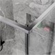 ESBANO Surf Душевое ограждение квадратное размер 100x100 см двери раздвижные, профиль - хром / стекло - прозрачное ESOGS100KVC - фото 327486