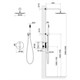 TIMO Душевая система встроенная Saona никель (SX-2369/13SM) SX-2369/13SM - фото 328056