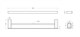 CEZARES Stylus Полотенцедержатель двойной 60 см, исполнение брашированное золото STYLUS-THD-60-BORO - фото 328219