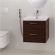 BELBAGNO Due Смеситель для раковины без донного клапана с гигиеническим душем, хром DUE-LVM/HGN-CRM-W0 - фото 328430