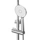 BELBAGNO Albano Душевая стойка со смесителем и изливом, хром ALBANO-VSCM-CRM - фото 328446