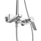 BELBAGNO Albano Душевая стойка со смесителем и изливом, хром ALBANO-VSCM-CRM - фото 328448
