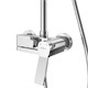 BELBAGNO Albano Душевая стойка со смесителем и изливом, хром ALBANO-VSCM-CRM - фото 328449
