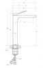 BELBAGNO Albano Смеситель для накладной раковины без донного клапана, хром ALBANO-LMC-CRM-W0 - фото 328461