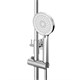 BELBAGNO Unique Душевая стойка со смесителем и изливом, хром UNIQUE-VSCM-CRM - фото 328471