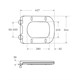 BELBAGNO Ardente-R Унитаз подвесной безободковый, с сиденьем дюропласт soft close, белый BB520CHR/SC - фото 328565