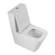 BELBAGNO Ardente-R Чаша безободкового унитаза с сиденьем дюропласт soft close, P-trap, белый BB02093CPR/SC - фото 328572