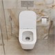 BELBAGNO Ardente-R Унитаз подвесной безободковый  со смывом "Торнадо", с сиденьем дюропласт soft close, белый BB520CH-TOR/SC - фото 328578