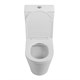 BELBAGNO Flay-R Чаша унитаза безободкового с сиденьем дюропласт soft close P-trap, белый BB2149CPR/SC - фото 328662