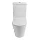 BELBAGNO Flay-R Чаша унитаза безободкового с сиденьем дюропласт soft close P-trap, белый BB2149CPR/SC - фото 328663