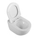 BELBAGNO Senso-R Унитаз подвесной безободковый  со смывом "Торнадо", с сиденьем дюропласт soft close, белый BB017CH-TOR/SC - фото 328678