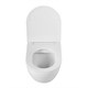 BELBAGNO Sfera-R Унитаз подвесной безободковый с сиденьем дюропласт soft close, белый BB046CHR/SC - фото 328686