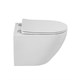 BELBAGNO Sfera-R Унитаз подвесной безободковый с сиденьем дюропласт soft close, белый BB046CHR/SC - фото 328688
