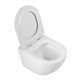 BELBAGNO Sfera-R Унитаз подвесной безободковый с сиденьем дюропласт soft close, белый BB046CHR/SC - фото 328689