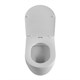 BELBAGNO Sfera-R Унитаз приставной безободковый с сиденьем дюропласт soft close, белый BB2141CBR/SC - фото 328693
