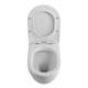 BELBAGNO Sfera-R Унитаз приставной безободковый с сиденьем дюропласт soft close, белый BB2141CBR/SC - фото 328696