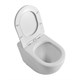 BELBAGNO Sfera-R Унитаз приставной безободковый с сиденьем дюропласт soft close, белый BB2141CBR/SC - фото 328699
