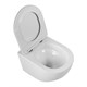 BELBAGNO Sfera-R Унитаз подвесной безободковый  со смывом "Торнадо", с сиденьем дюропласт soft close, белый BB046CH-TOR/SC - фото 328710