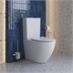 BELBAGNO Sfera-R Чаша унитаза безободкового со смывом "Торнадо" с сиденьем дюропласт soft close, P-trap, белый BB2141CP-TOR/SC - фото 328715