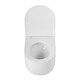 BELBAGNO Soft Унитаз подвесной безободковый со смывом "Торнадо", с сиденьем дюропласт soft close, белый BB084CH-TOR/SC - фото 328725