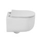 BELBAGNO Soft Унитаз подвесной безободковый со смывом "Торнадо", с сиденьем дюропласт soft close, белый BB084CH-TOR/SC - фото 328727